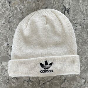 Adidas White Knit Beanie